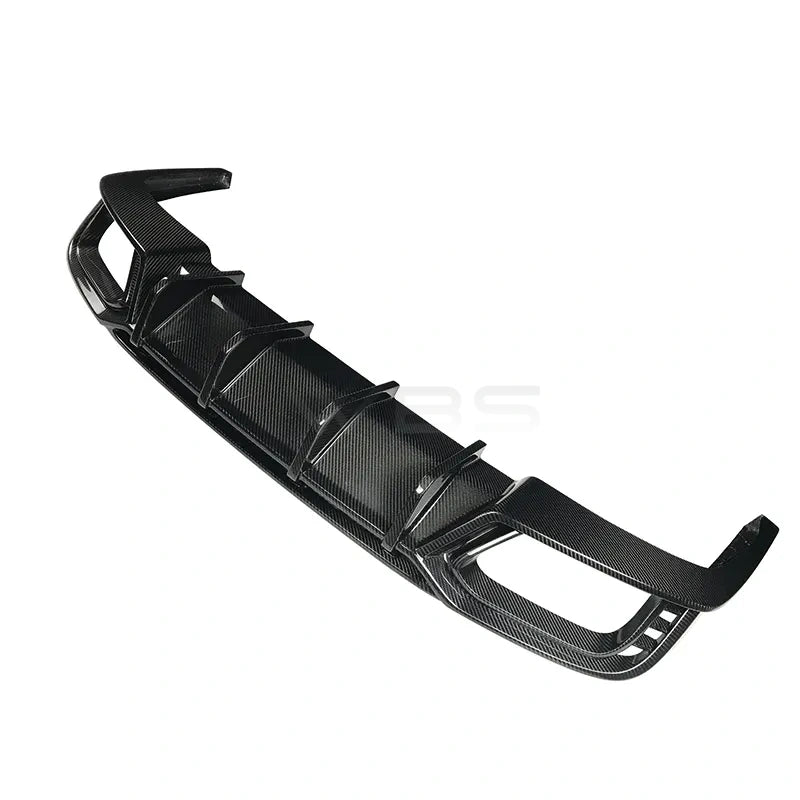 AUDI S4 B9 W-SD STYLE REAR DIFFUSER GENUINE CARBON FIBER 17-19