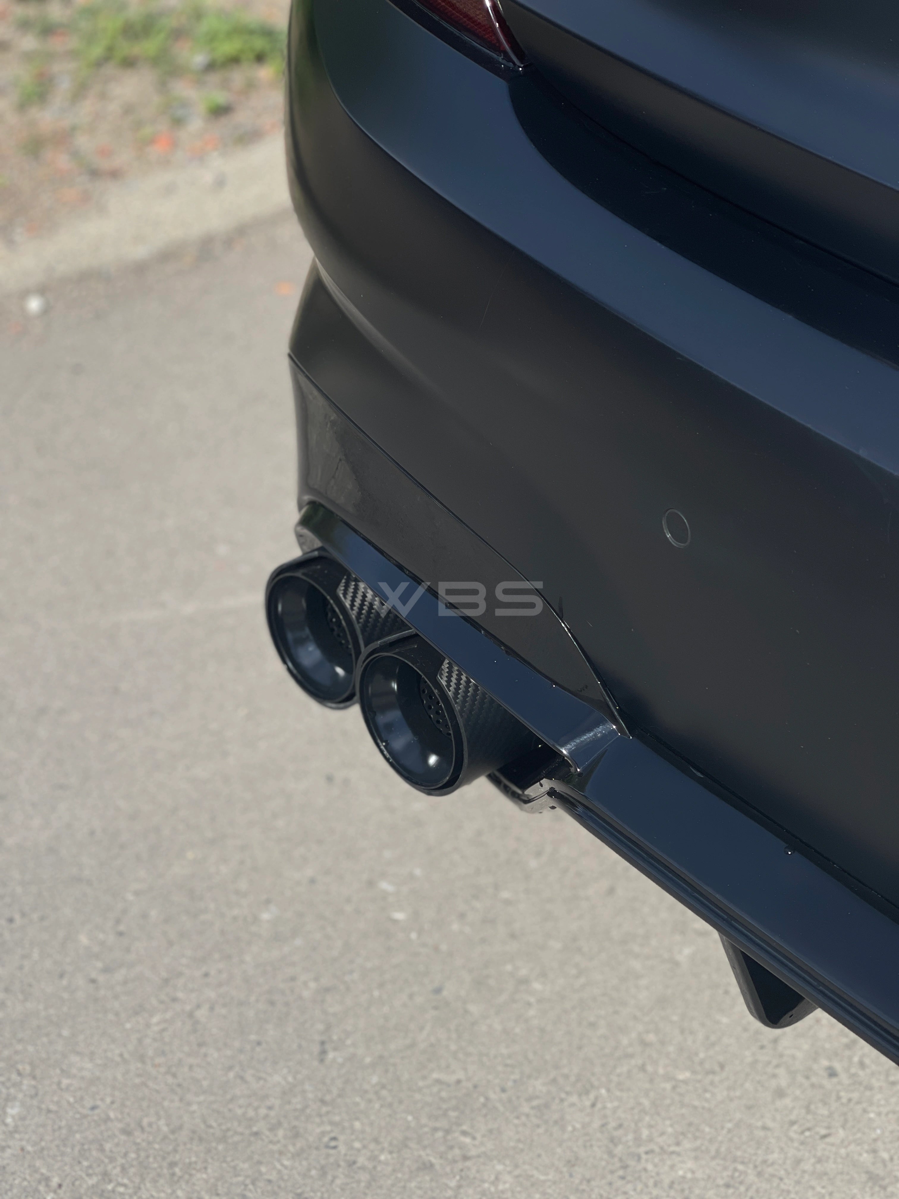 BMW G20 M340I EXHAUST TIPS SET DRY CARBON FIBER M DESIGN ...