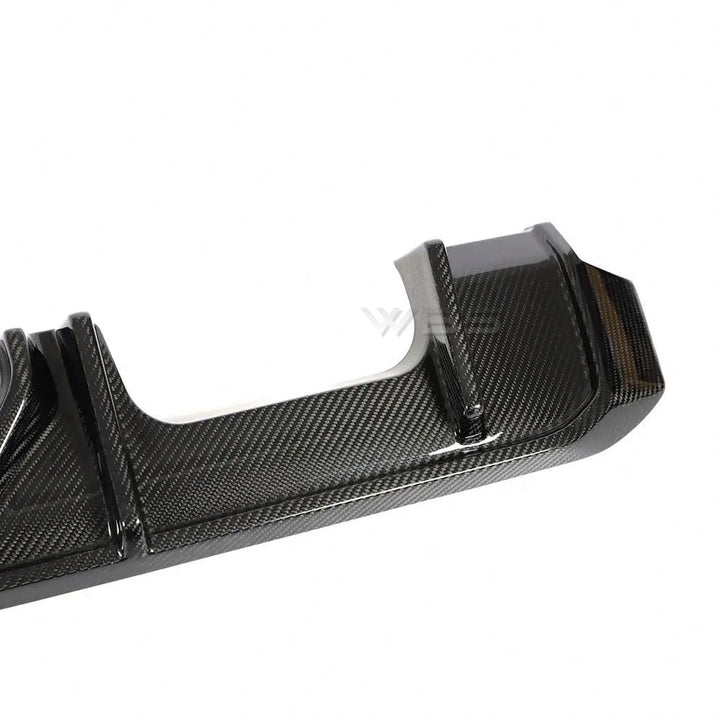 BMW M3/M4 G8X DIFFUSER LED AK STYLE GENUINE CARBON FIBER