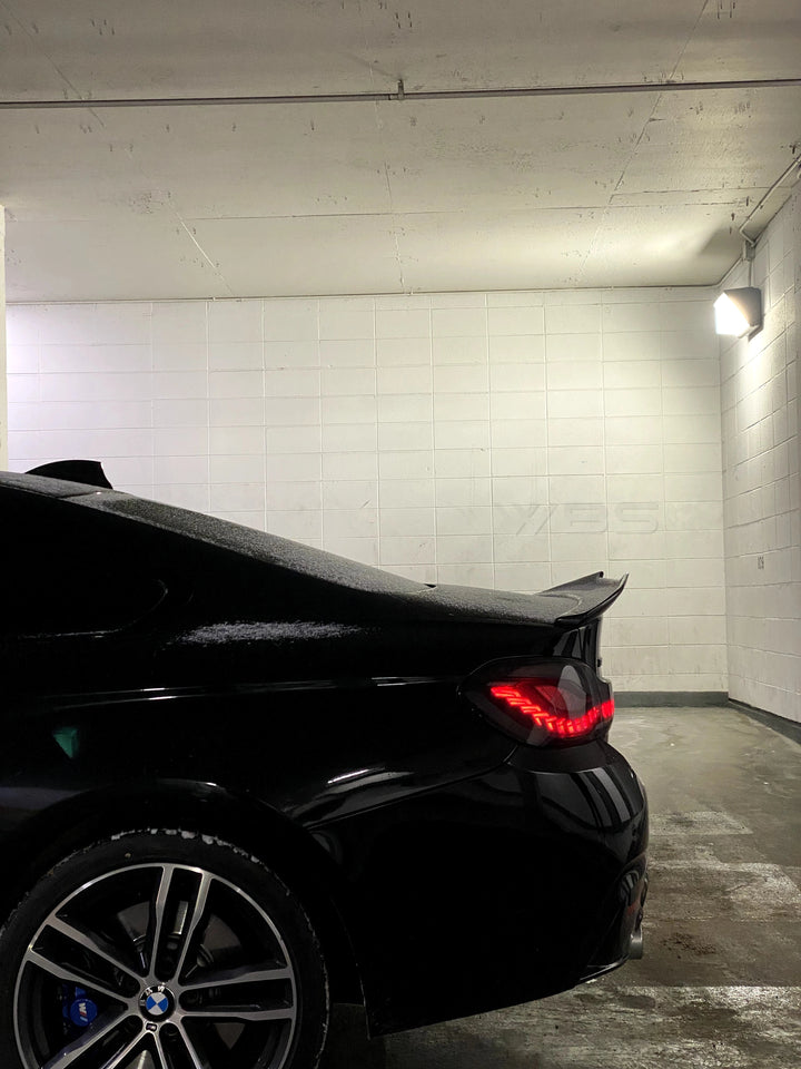 BMW F32 F33 F36 PSM TRUNK SPOILER GENUINE CARBON FIBER GTX V2 STYLE