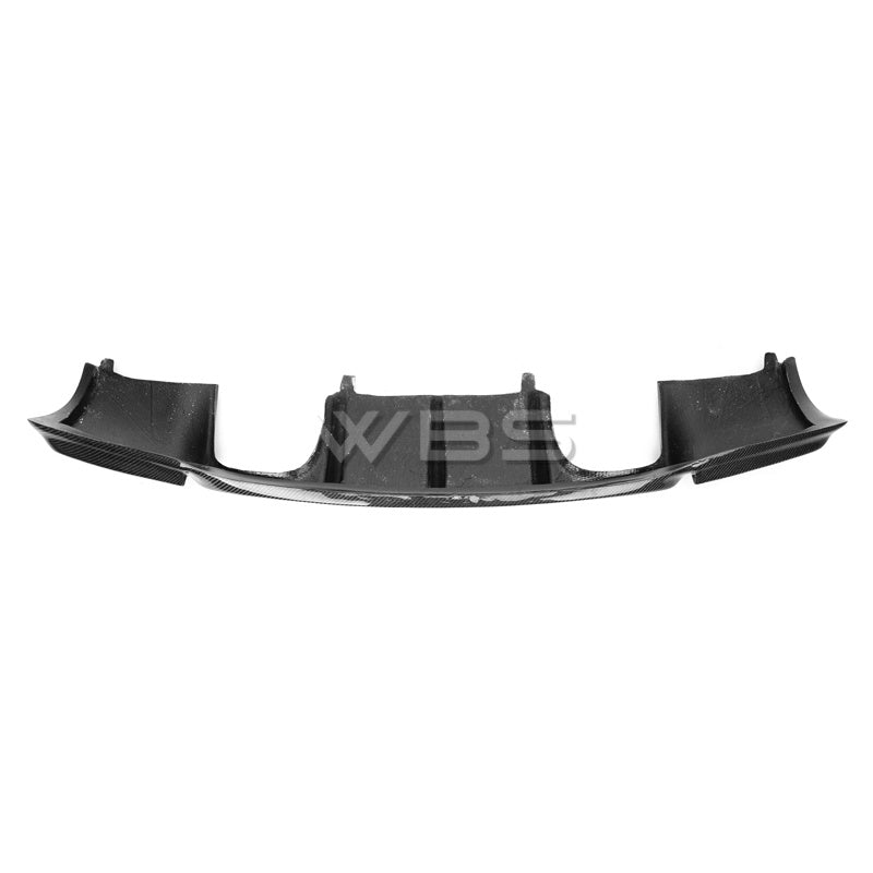 BMW E92 E93 REAR DIFFUSER V STYLE GENUINE CARBON FIBER