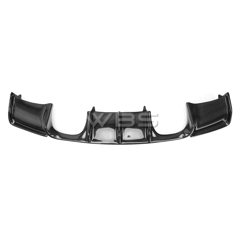 BMW E92 E93 REAR DIFFUSER V STYLE GENUINE CARBON FIBER