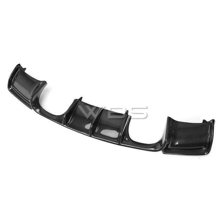 BMW E92 E93 REAR DIFFUSER V STYLE GENUINE CARBON FIBER