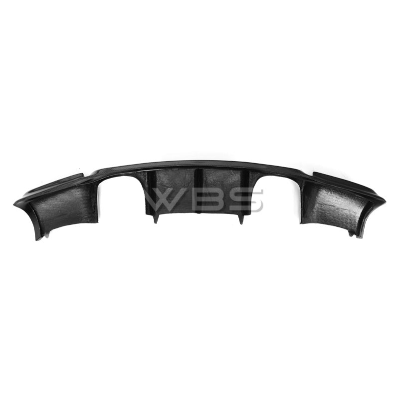BMW E92 E93 REAR DIFFUSER V STYLE GENUINE CARBON FIBER