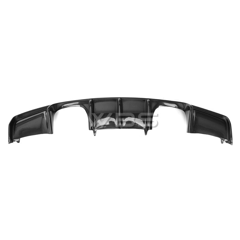 BMW E92 E93 REAR DIFFUSER V STYLE GENUINE CARBON FIBER