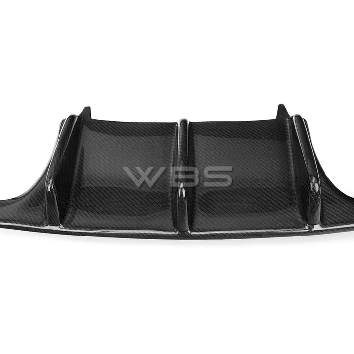 BMW E92 E93 REAR DIFFUSER V STYLE GENUINE CARBON FIBER