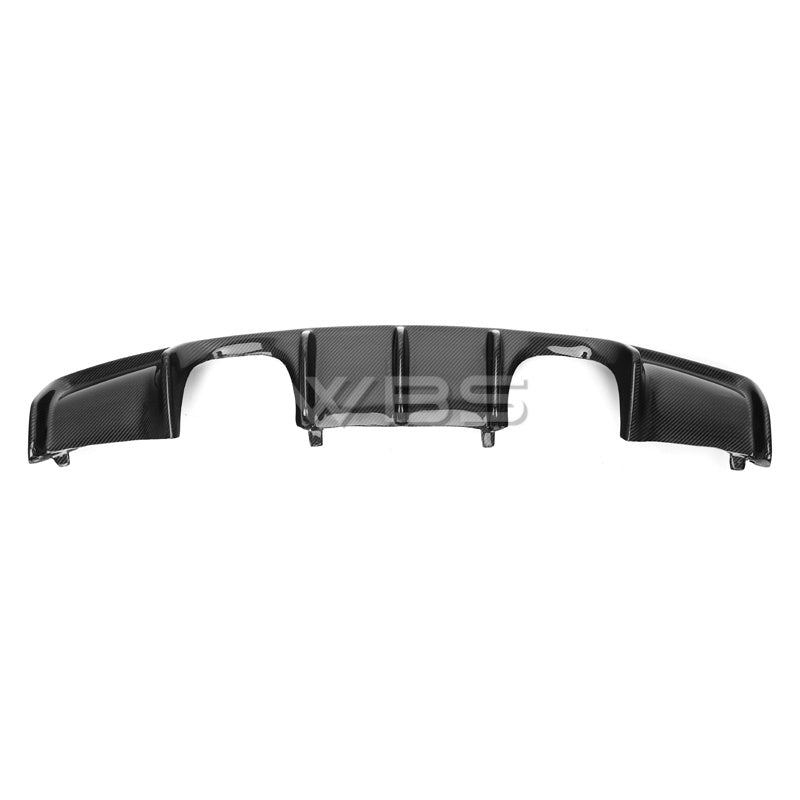 BMW E92 E93 REAR DIFFUSER V STYLE GENUINE CARBON FIBER