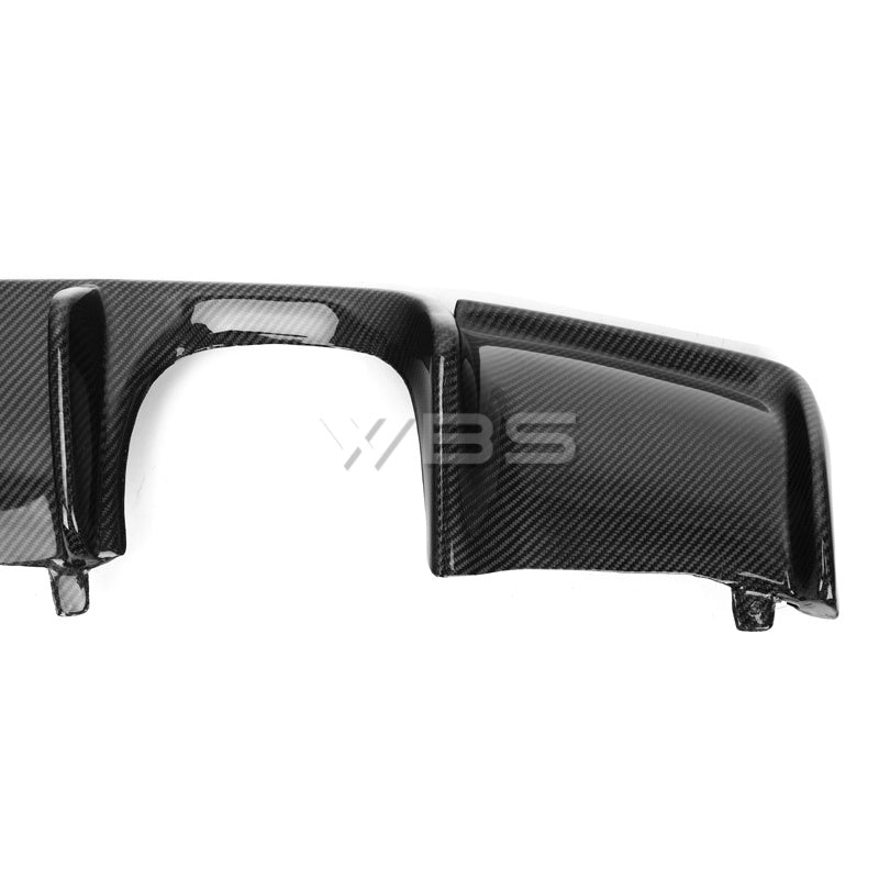 BMW E92 E93 REAR DIFFUSER V STYLE GENUINE CARBON FIBER