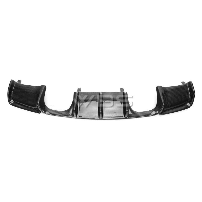 BMW E92 E93 REAR DIFFUSER V STYLE GENUINE CARBON FIBER