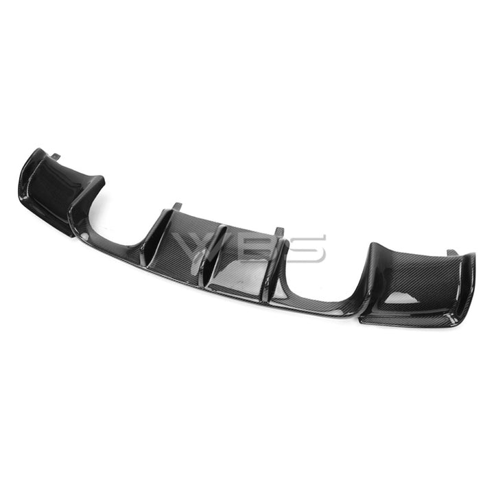 BMW E92 E93 REAR DIFFUSER V STYLE GENUINE CARBON FIBER