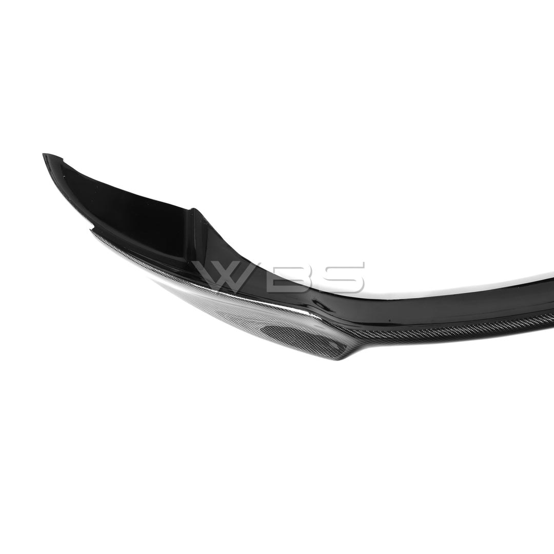 BMW E9X M3 FRONT LIP V2 STYLE GENUINE CARBON FIBER