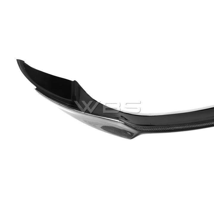 BMW E9X M3 FRONT LIP V2 STYLE GENUINE CARBON FIBER