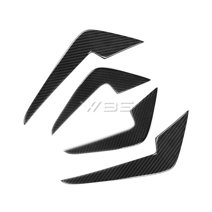 BMW F87 M2 FRONT BUMPER GT CANARDS KIT GENUINE CARBON FIBER