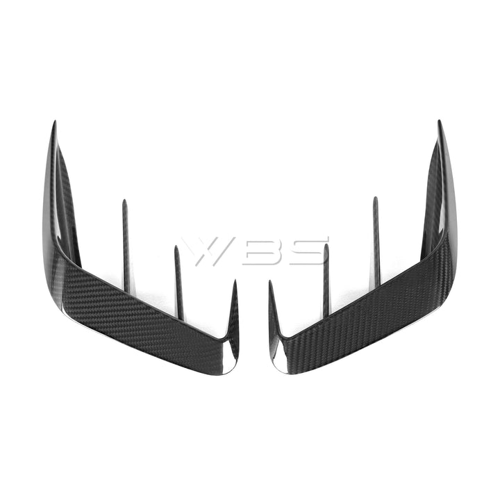 BMW G20 3 SERIES REAR BUMPER TRIMS GTX STYLE GENUINE CARBON FIBER