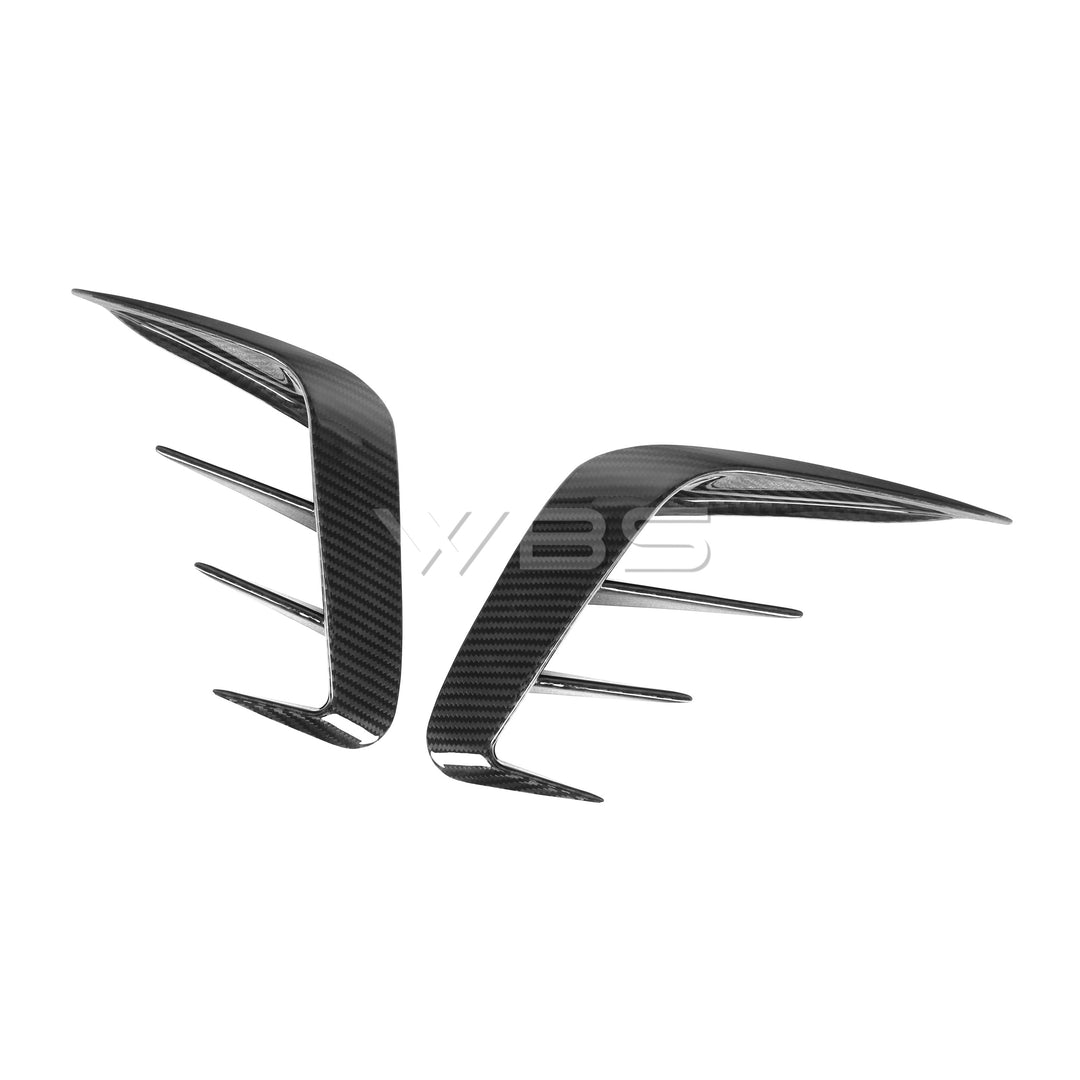 BMW G20 3 SERIES REAR BUMPER TRIMS GTX STYLE GENUINE CARBON FIBER