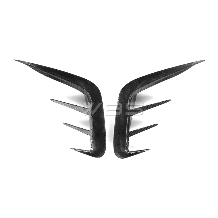 BMW G20 3 SERIES REAR BUMPER TRIMS GTX STYLE GENUINE CARBON FIBER