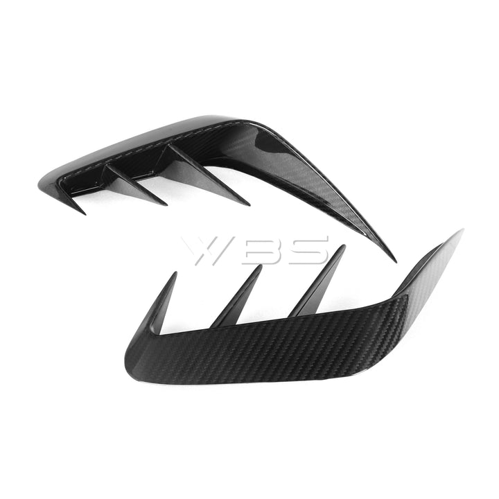 BMW G20 3 SERIES REAR BUMPER TRIMS GTX STYLE GENUINE CARBON FIBER