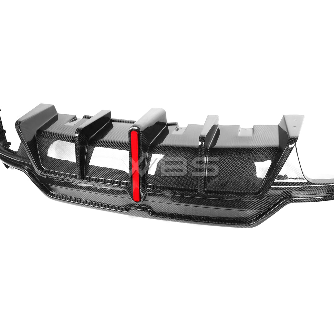 BMW G20 M340I LCI - F1 DESIGN REAR DIFFUSER KIT GENUINE CARBON FIBER