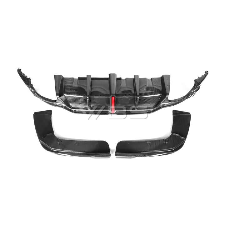 BMW G20 M340I LCI - F1 DESIGN REAR DIFFUSER KIT GENUINE CARBON FIBER