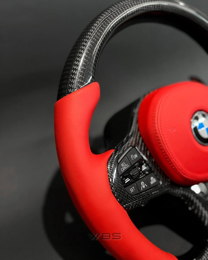 BMW G CHASSIS | CARBON FIBER CUSTOM STEERING WHEEL G8X M/ G20 3 SERIES