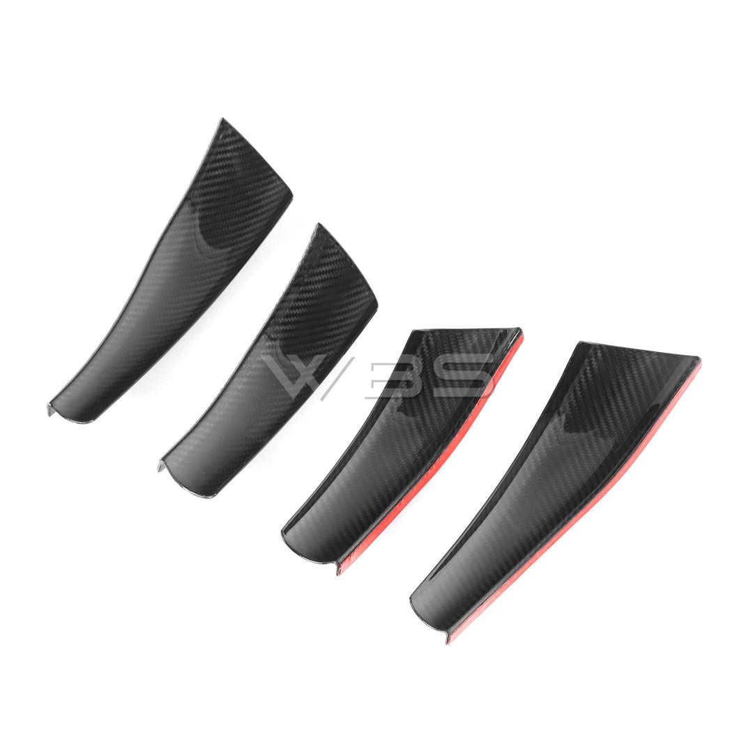 BMW G87 M2 VR STYLE CANARDS KIT-GENUINE CARBON FIBER