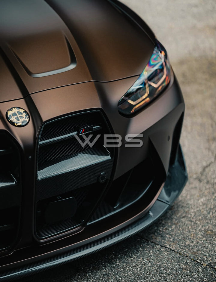 BMW G8X M3/ M4 CSL STYLE FRONT LIP GENUINE CARBON FIBER