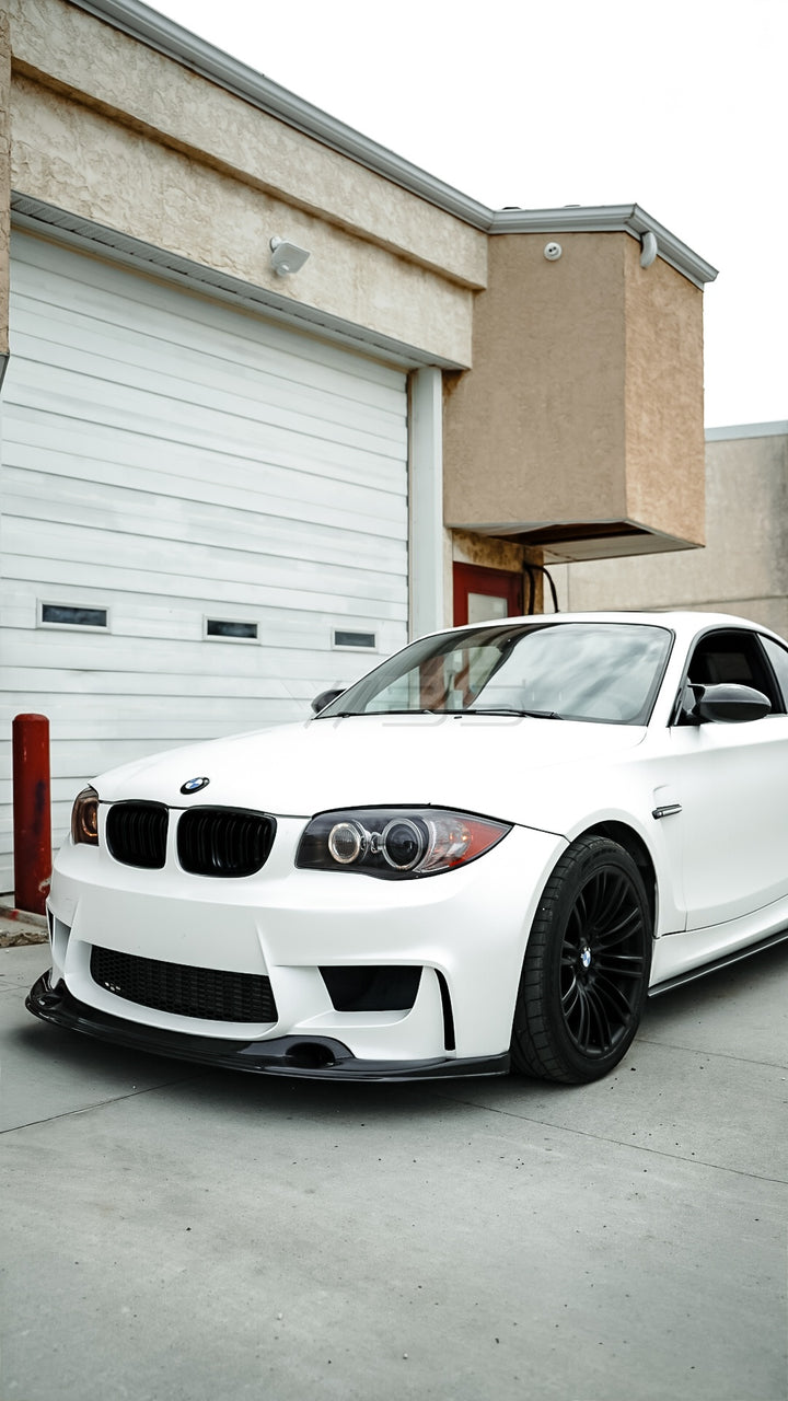 BMW E82 1M FRONT LIP GENUINE CARBON FIBER GT4 STYLE