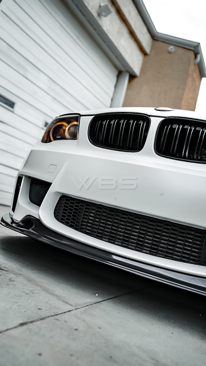 BMW E82 1M FRONT LIP GENUINE CARBON FIBER GT4 STYLE