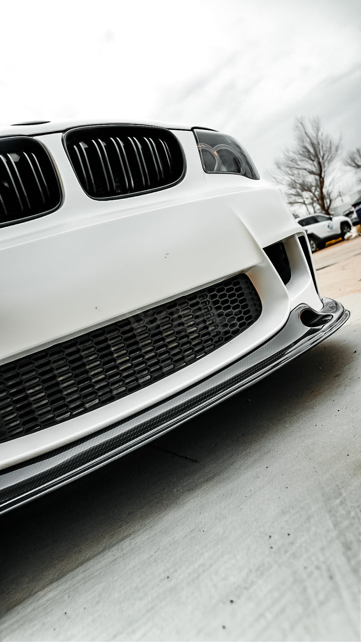 BMW E82 1M FRONT LIP GENUINE CARBON FIBER GT4 STYLE