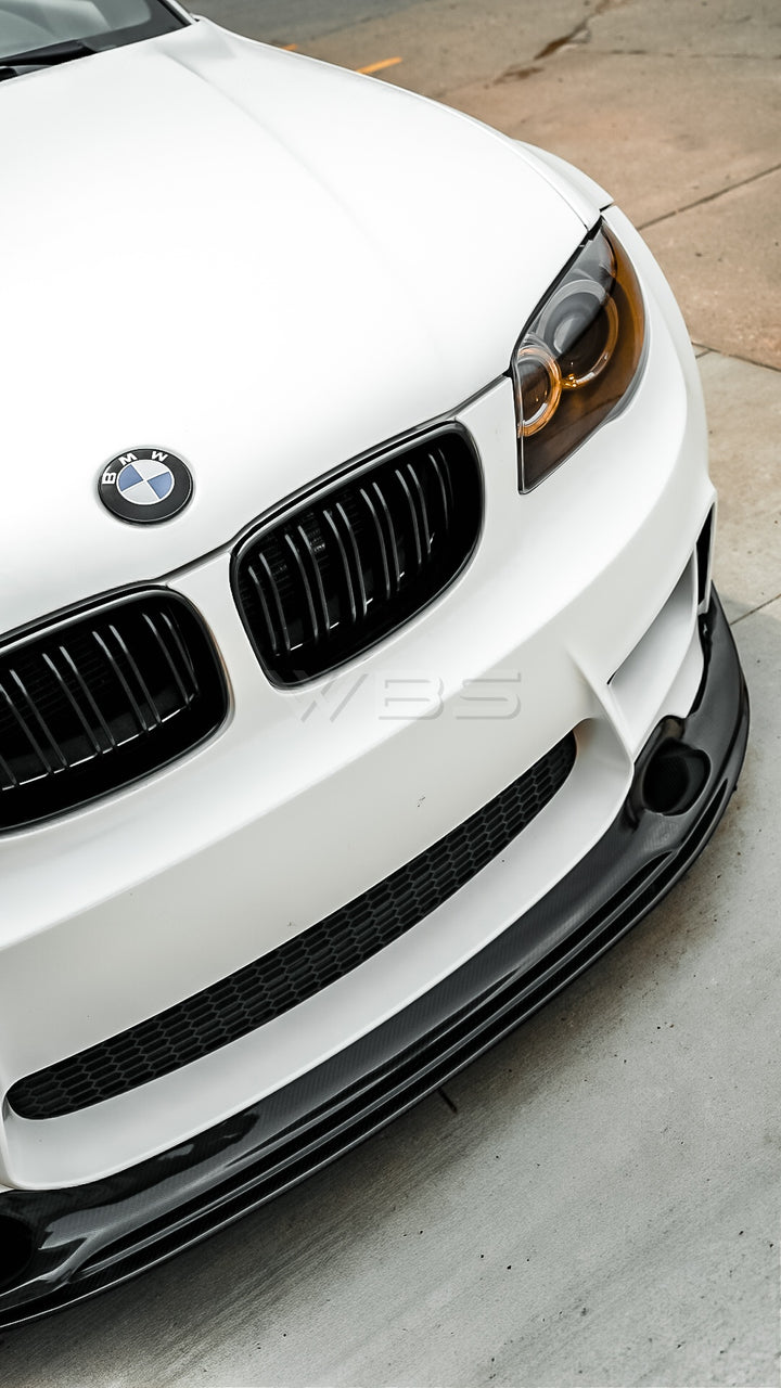 BMW E82 1M FRONT LIP GENUINE CARBON FIBER GT4 STYLE