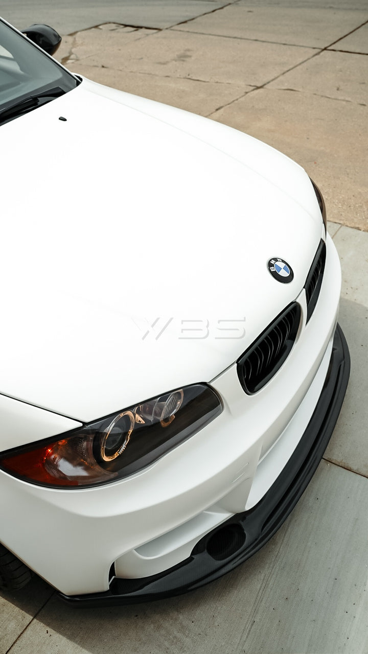 BMW E82 1M FRONT LIP GENUINE CARBON FIBER GT4 STYLE
