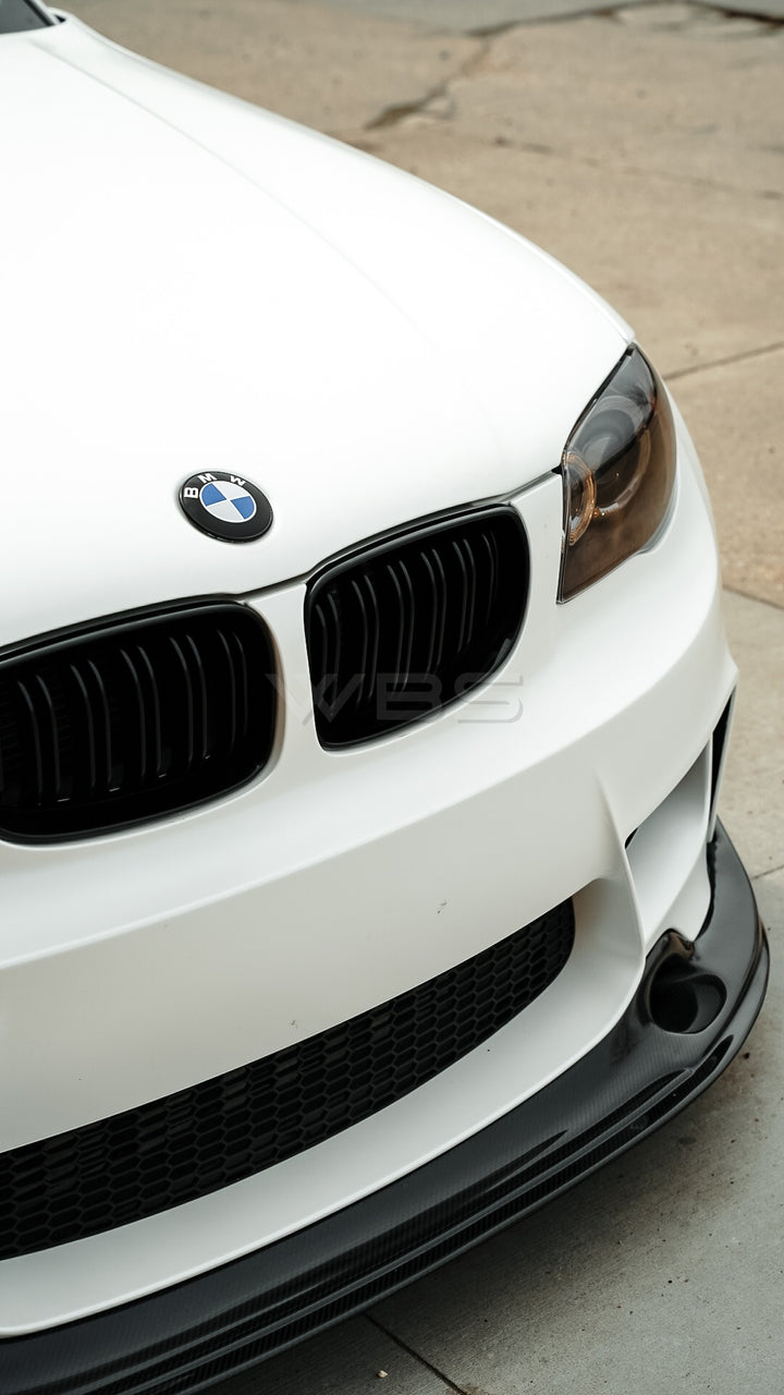 BMW E82 1M FRONT LIP GENUINE CARBON FIBER GT4 STYLE