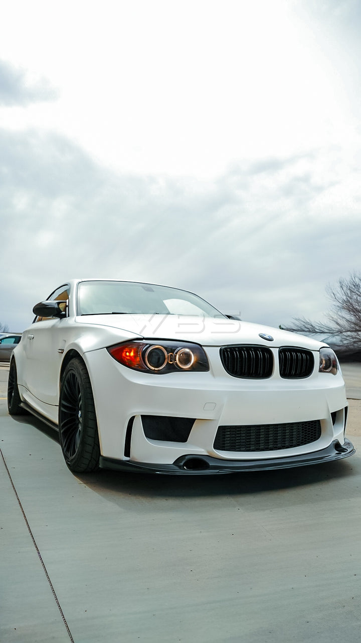 BMW E82 1M FRONT LIP GENUINE CARBON FIBER GT4 STYLE