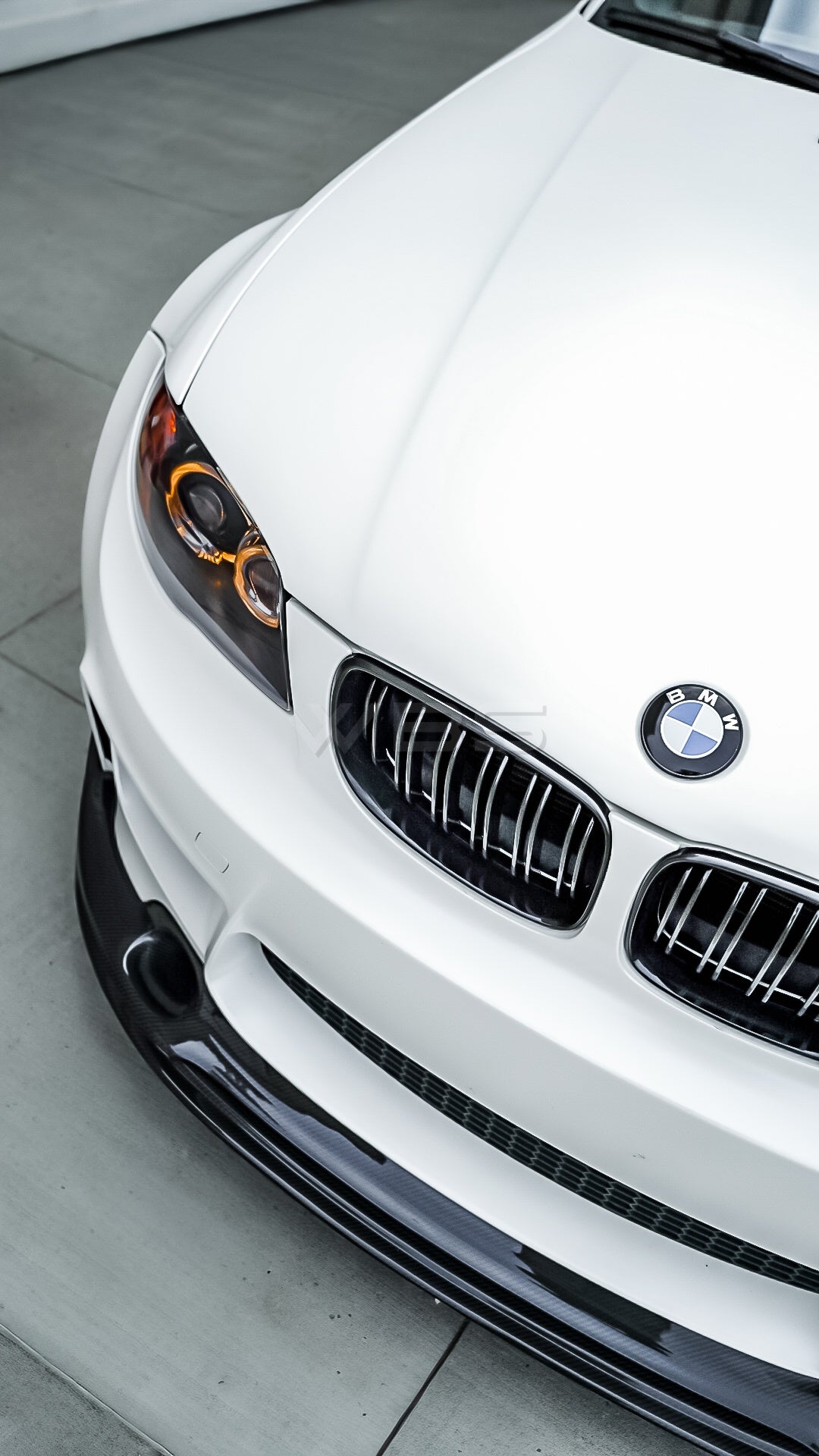 BMW E82 1M FRONT LIP GENUINE CARBON FIBER GT4 STYLE