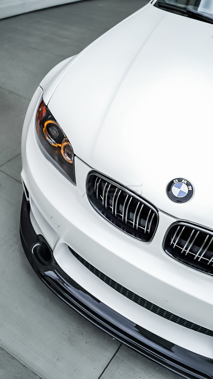 BMW E82 1M FRONT LIP GENUINE CARBON FIBER GT4 STYLE