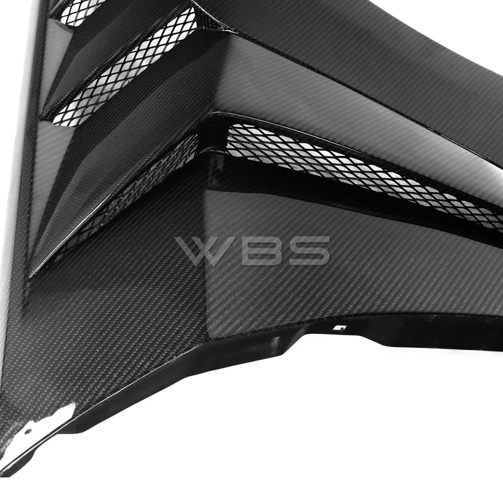 BMW E9X M3 OEM REPLACEMENT GTR-STYLE FENDERS GENUINE CARBON FIBER