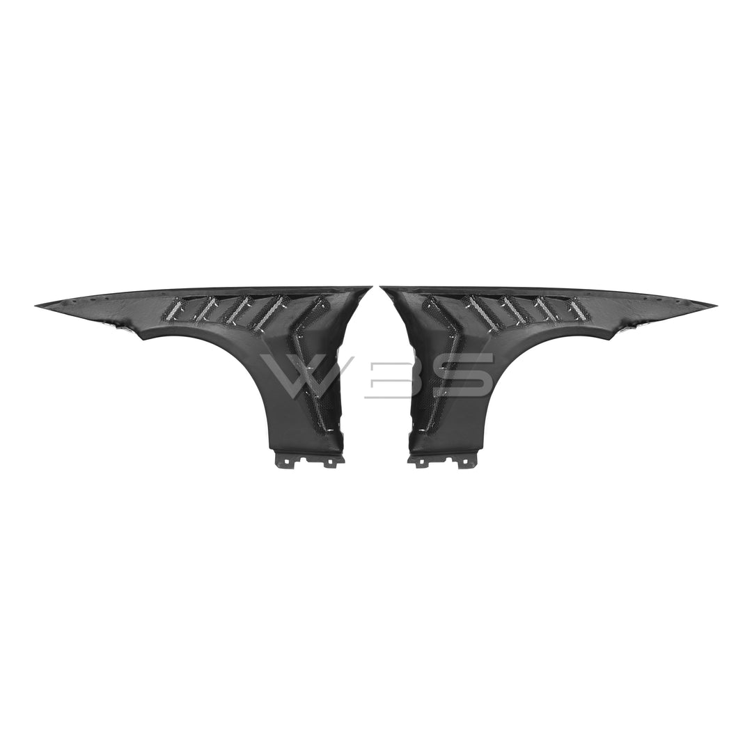 BMW E9X M3 OEM REPLACEMENT GTR-STYLE FENDERS GENUINE CARBON FIBER