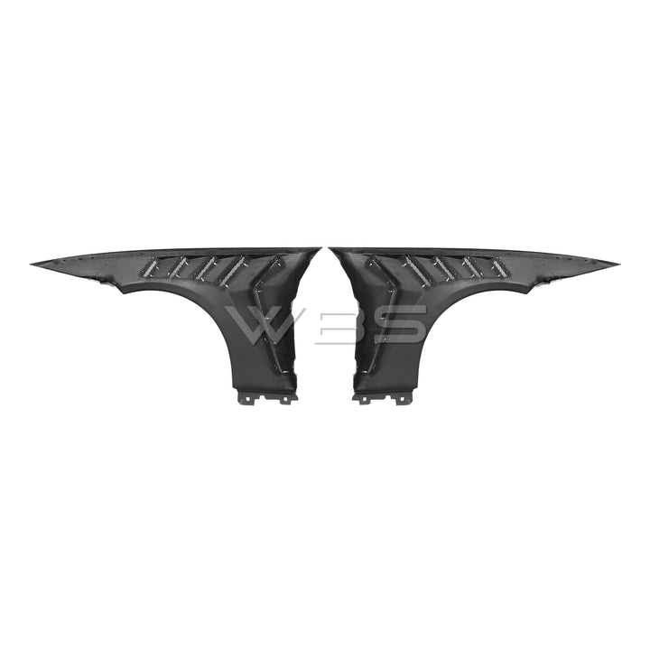 BMW E9X M3 OEM REPLACEMENT GTR-STYLE FENDERS GENUINE CARBON FIBER