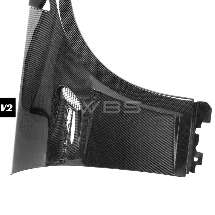 BMW E9X M3 OEM REPLACEMENT GTR-STYLE FENDERS GENUINE CARBON FIBER