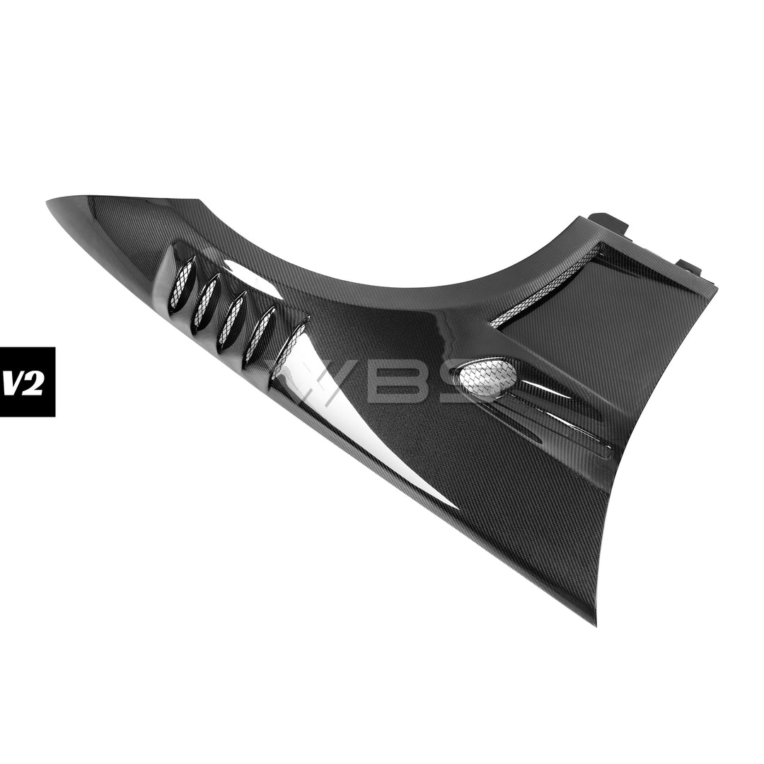 BMW E9X M3 OEM REPLACEMENT GTR-STYLE FENDERS GENUINE CARBON FIBER