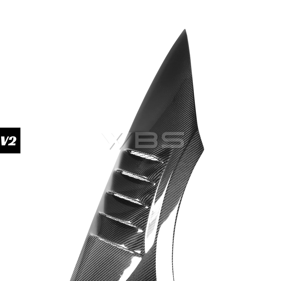 BMW E9X M3 OEM REPLACEMENT GTR-STYLE FENDERS GENUINE CARBON FIBER