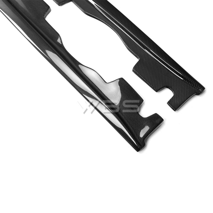 BMW E9X M3 SIDE SKIRTS GT STYLE GENUINE CARBON FIBER