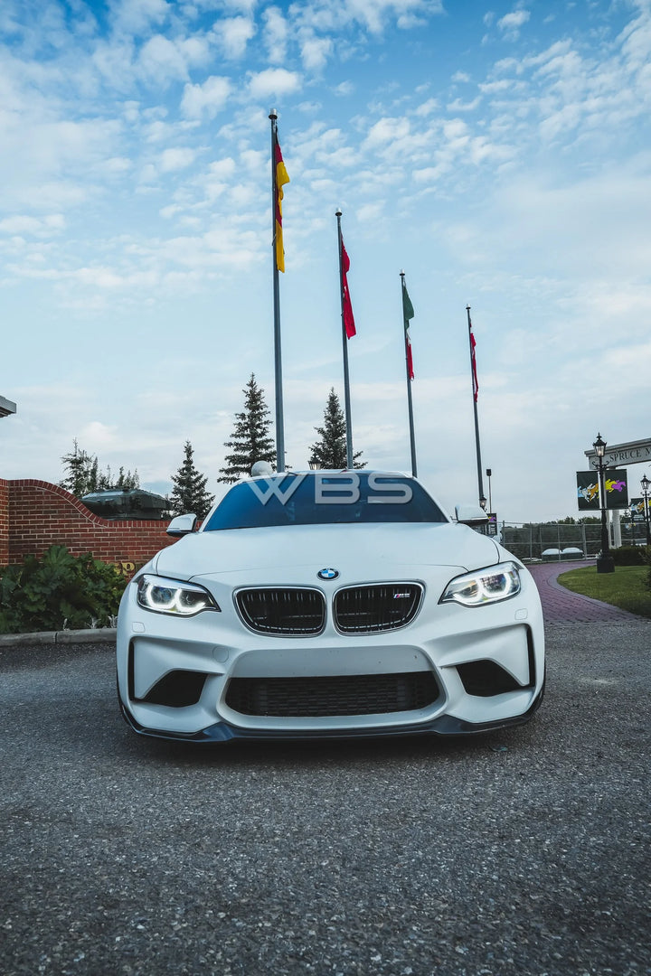 BMW F87 CS-STYLE FRONT LIP GENUINE CARBON FIBER  M2/ M2 COMPETITIONS