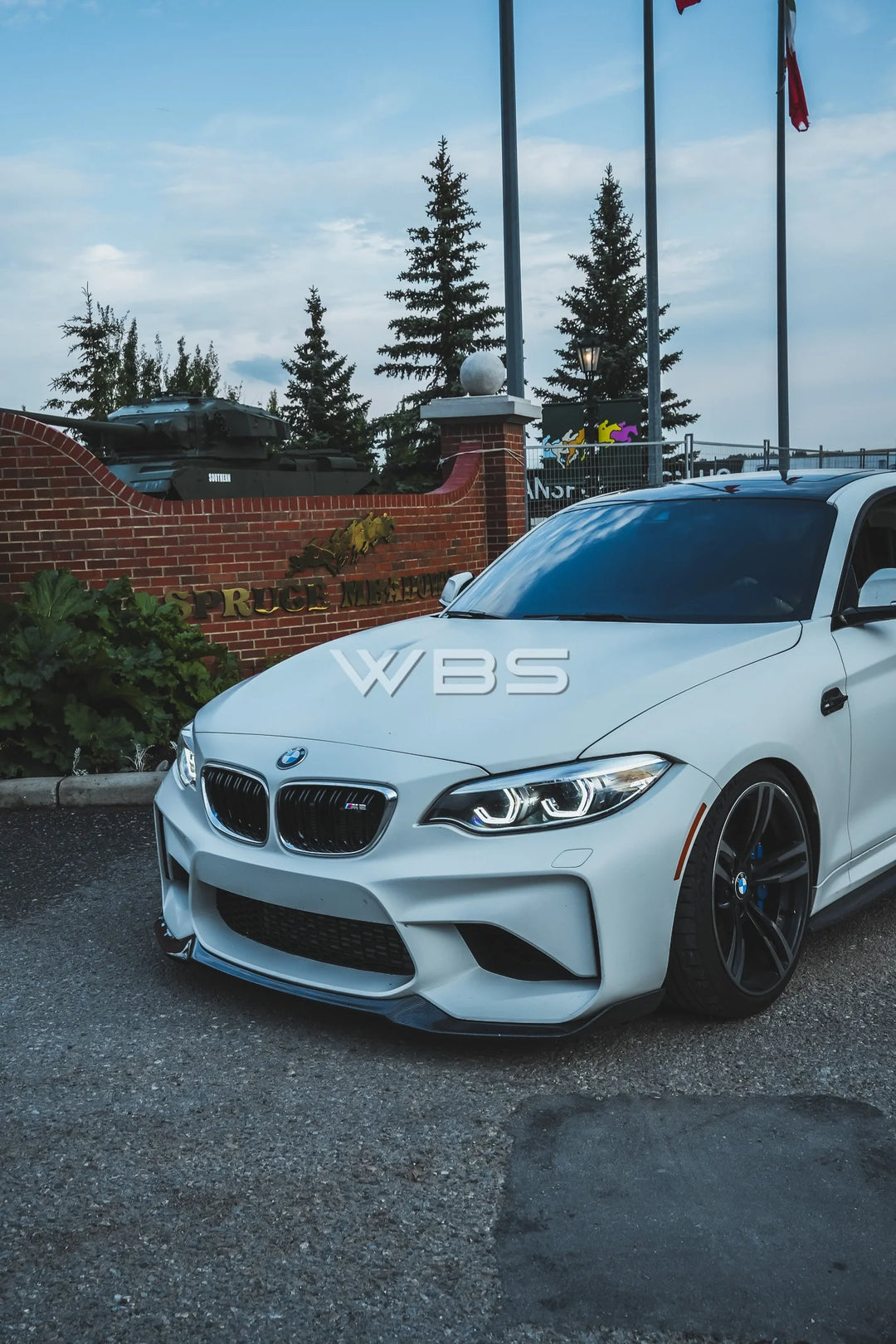BMW F87 CS-STYLE FRONT LIP GENUINE CARBON FIBER  M2/ M2 COMPETITIONS