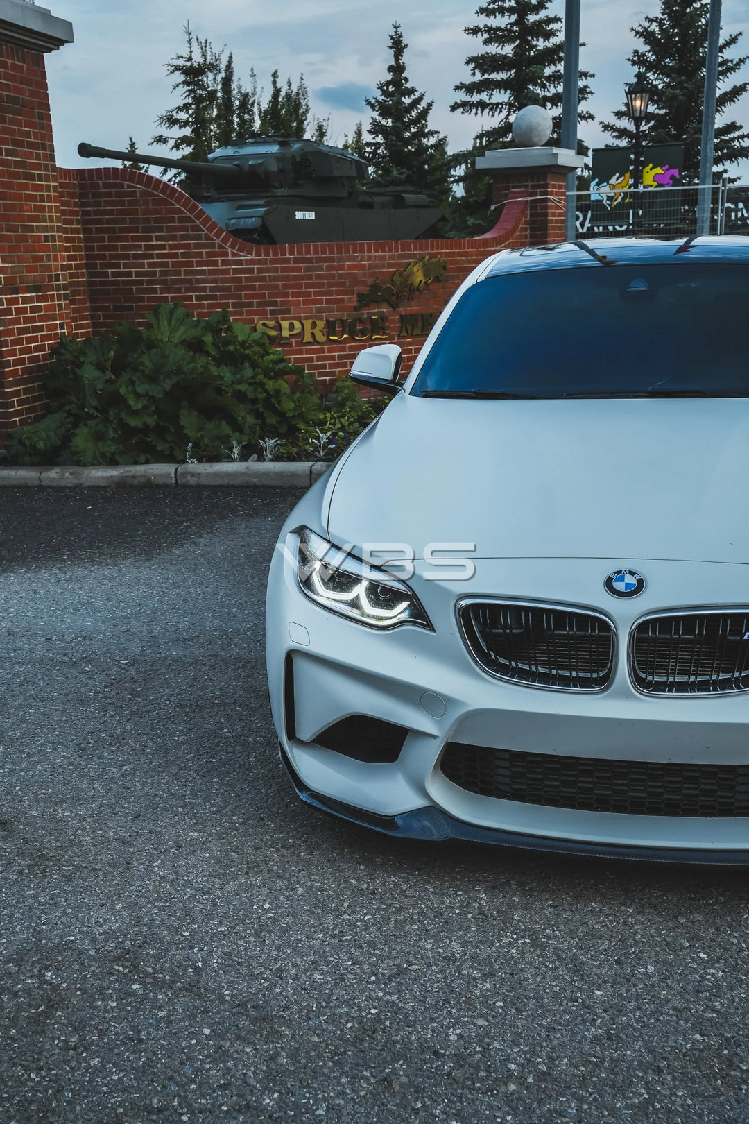 BMW F87 CS-STYLE FRONT LIP GENUINE CARBON FIBER  M2/ M2 COMPETITIONS