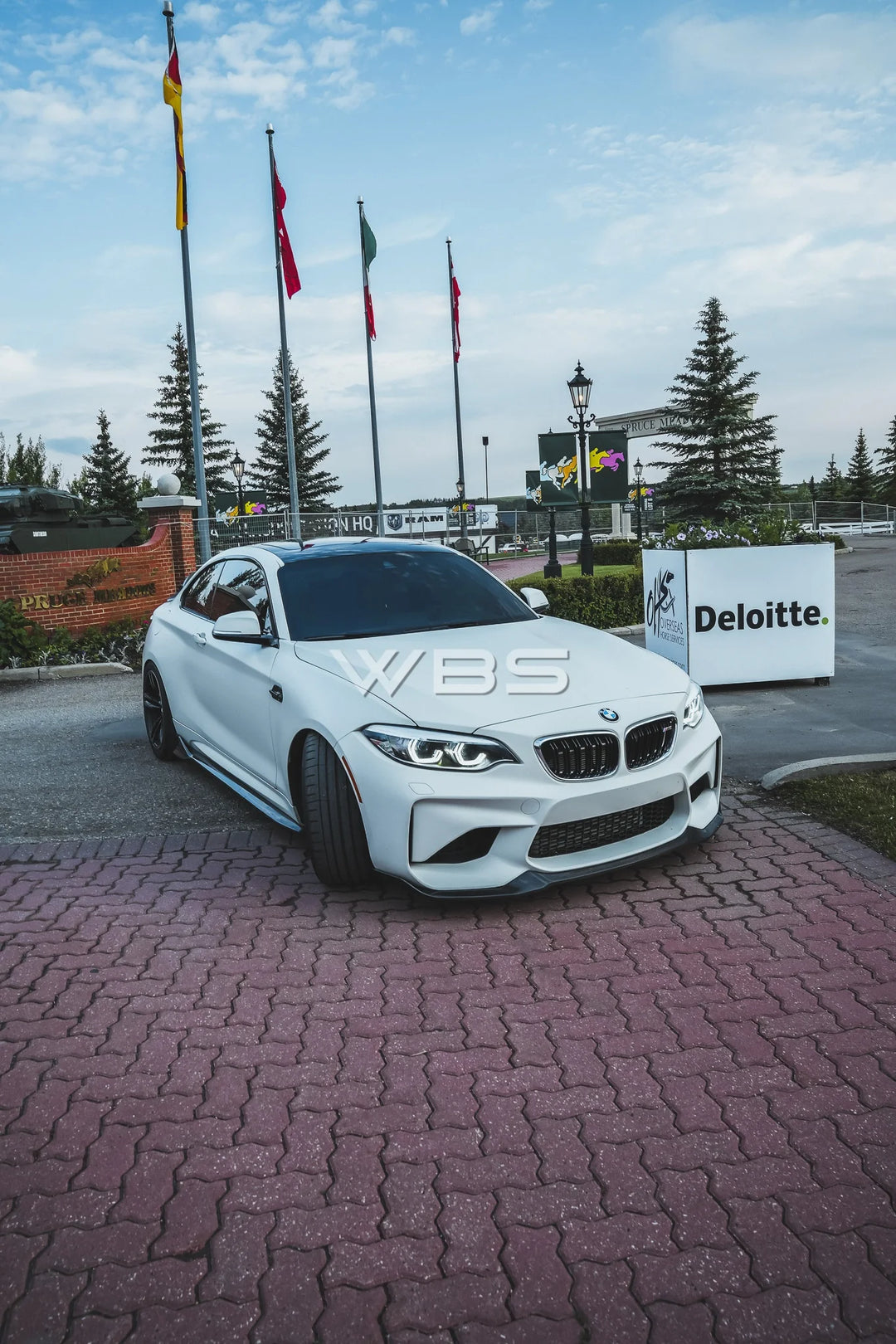 BMW F87 CS-STYLE FRONT LIP GENUINE CARBON FIBER  M2/ M2 COMPETITIONS