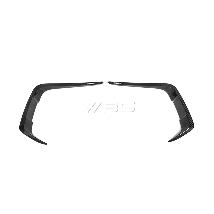 BMW F87 M2C FRONT BUMPER UPPER TRIMS SET GENUINE CARBON FIBER