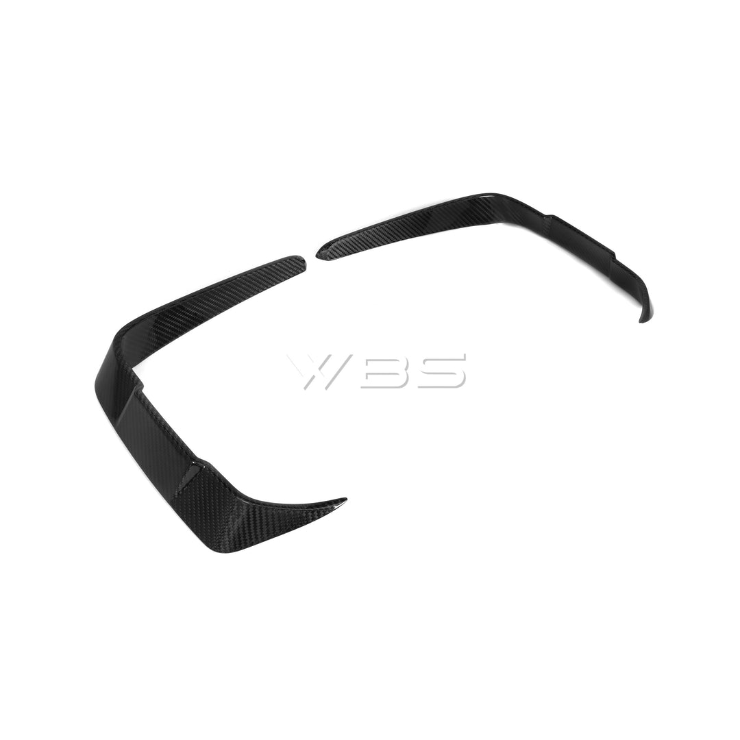 BMW F87 M2C FRONT BUMPER UPPER TRIMS SET GENUINE CARBON FIBER