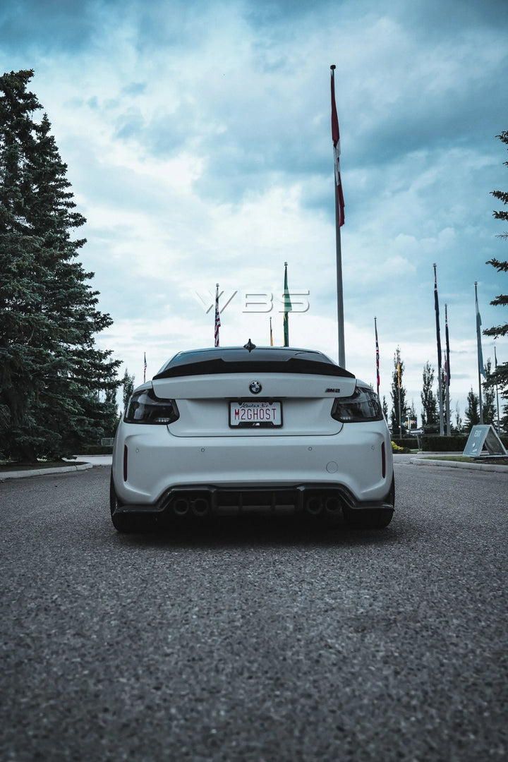 BMW F87 M2 GTX STYLE TRUNK SPOILER GENUINE CARBON FIBER