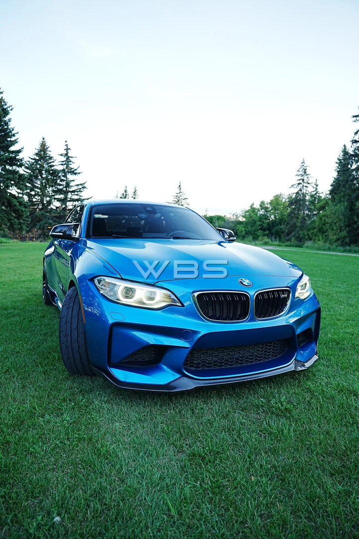 BMW F87 M2 M-PERFORMANCE SIDE SKIRT EXTENSIONS GENUINE CARBON FIBER
